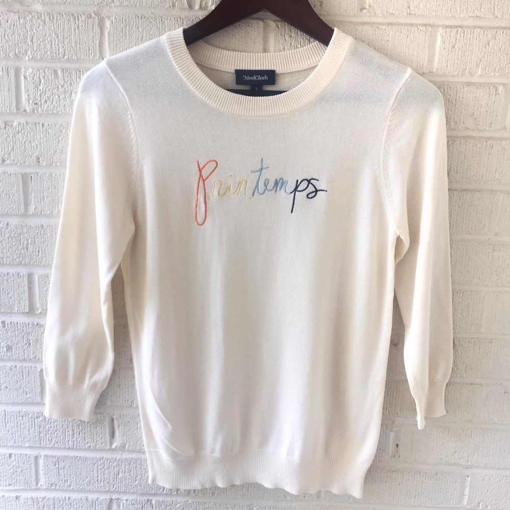 Modcloth Charm School Printemps Pullover